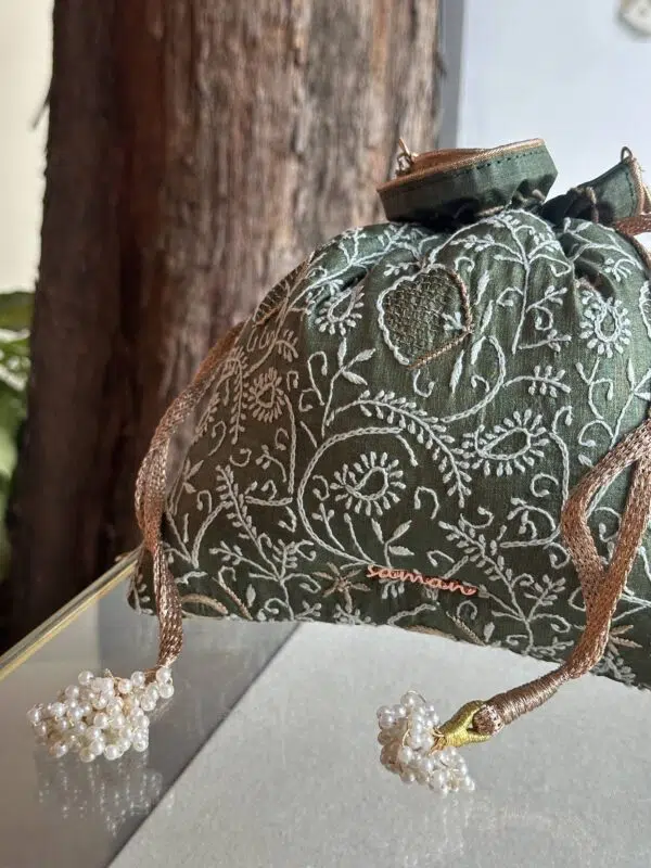 Chikankari Potli Bags - Image 4