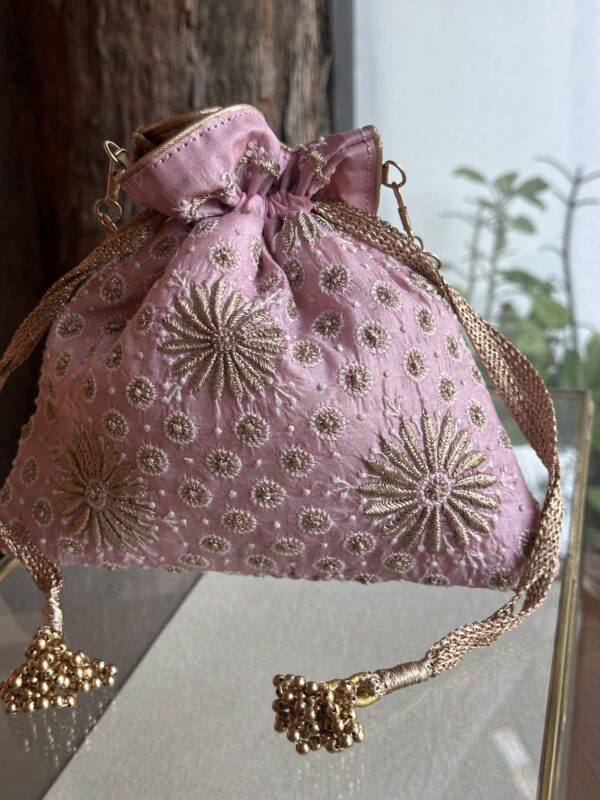 Chikankari Potli Bags - Image 4