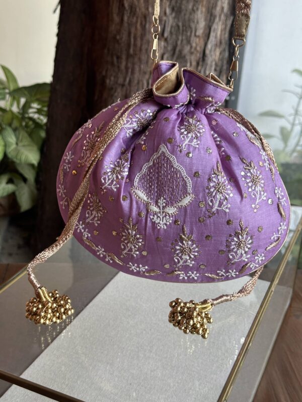Chikankari Potli Bags