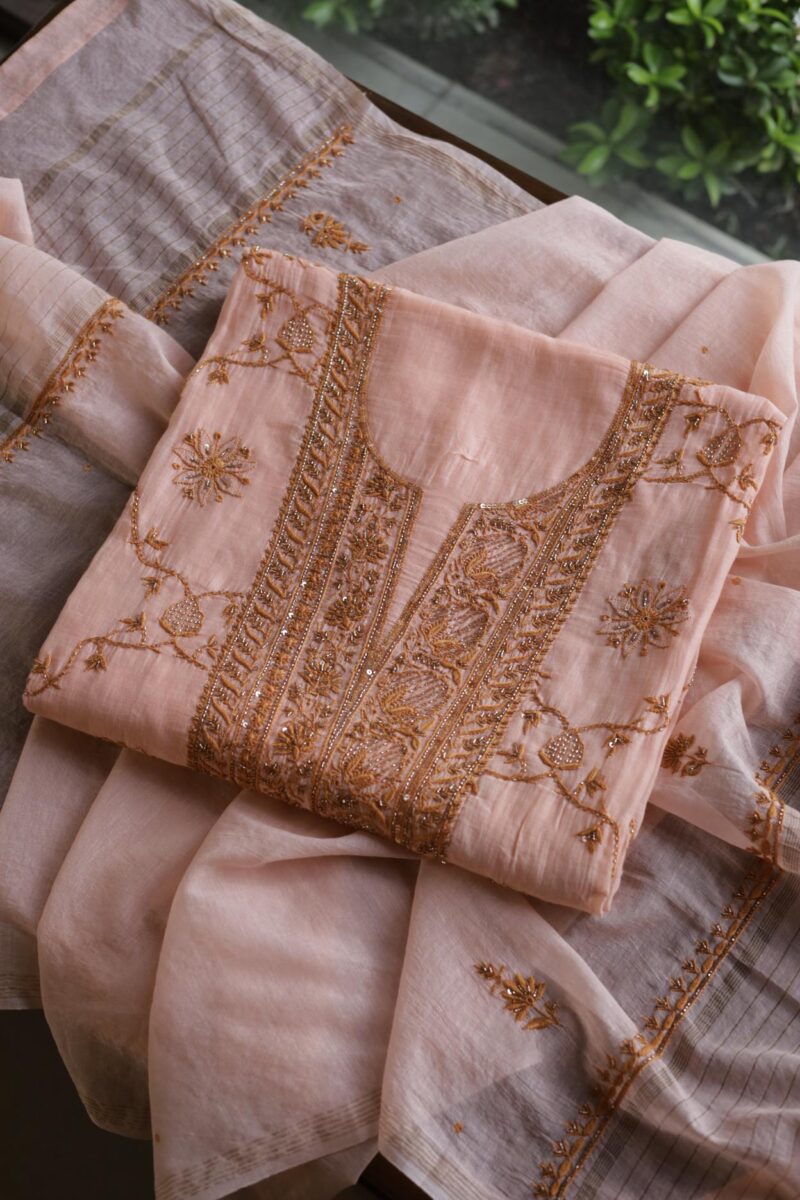 Crush Chanderi Sequins Kurta Sets