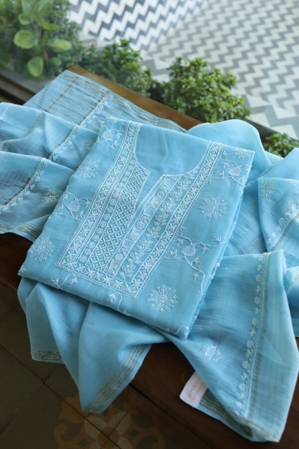 Crush Chanderi Sequins Kurta Sets - Image 3