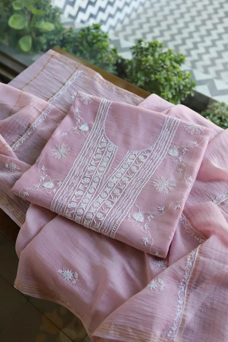 Crush Chanderi Sequins Kurta Sets