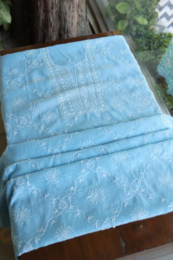 Crush Chanderi Sequins Kurta Sets - Image 7