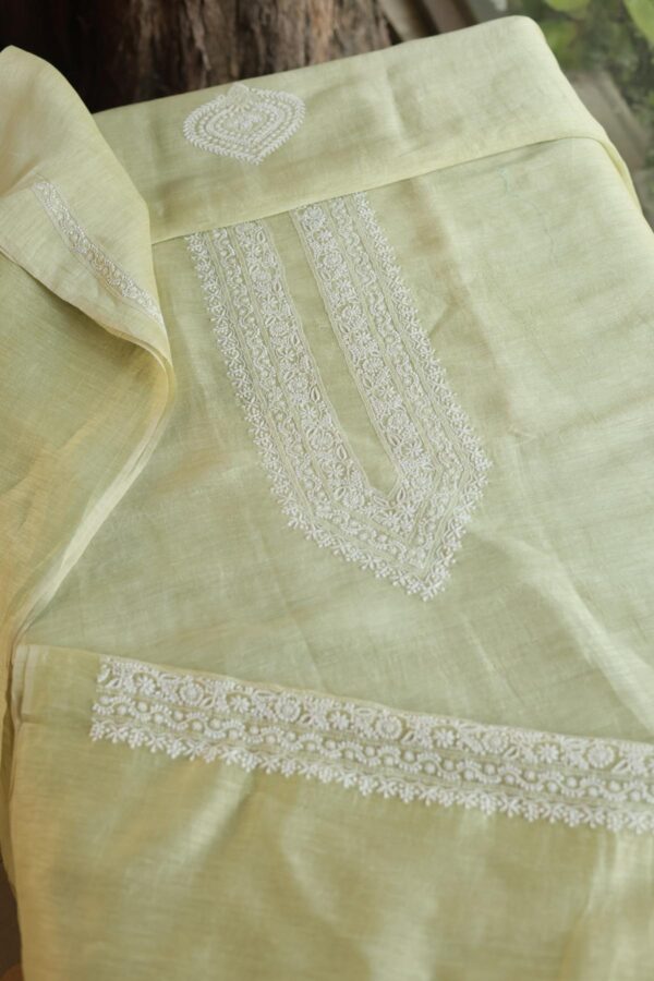 Linen Silk Men's Kurta Fabric - Image 2