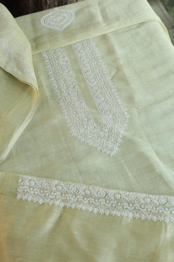 Linen Silk Men's Kurta Fabric - Image 3
