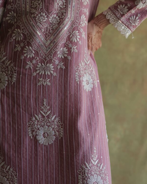 Maheshwari Pearl Work Chikankari - Image 7