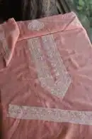 Malmal Chikankari Men's Kurtas Fabrics