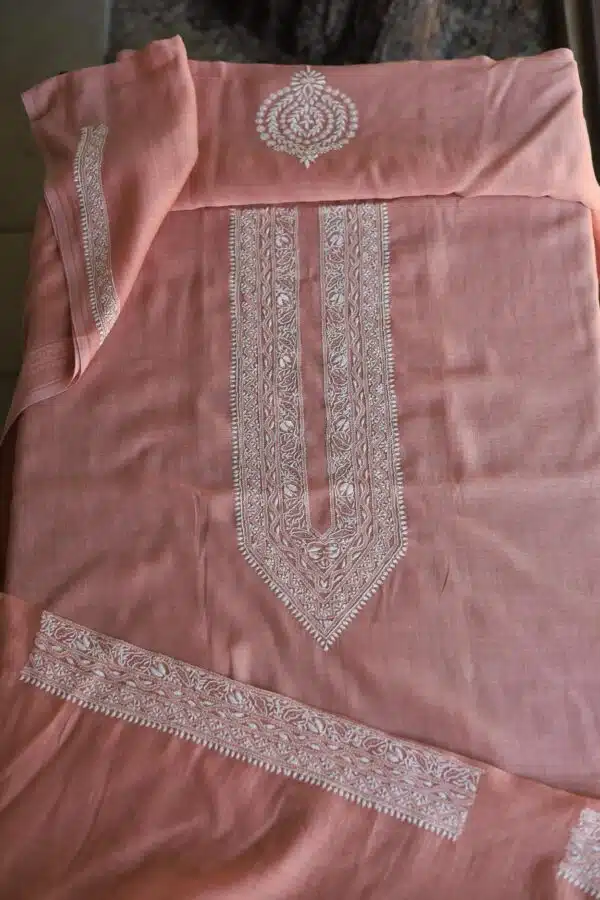 Malmal Chikankari Men's Kurtas Fabrics - Image 6