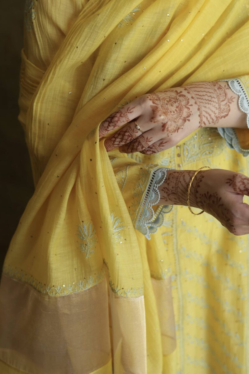 Malmal Chikankari Tunic Kurtas