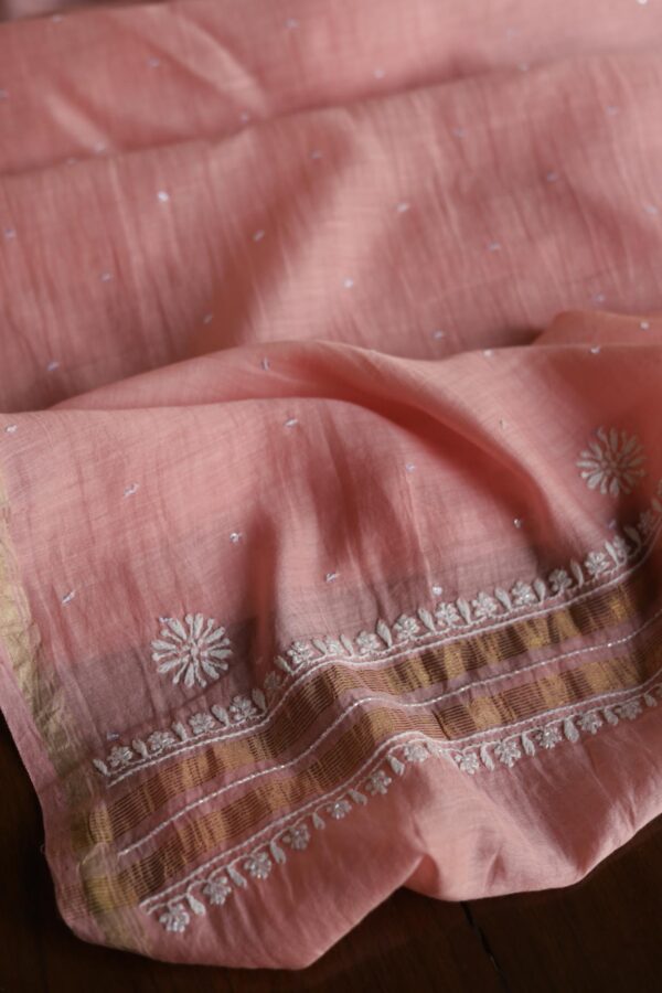 Malmals Pearl Work Chikankari Fabrics - Image 16