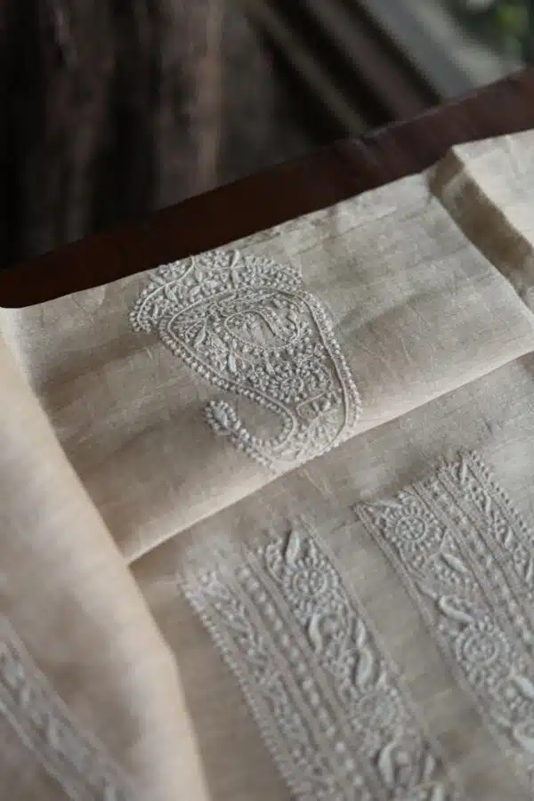 Linen Silk Men's Kurta Fabrics - Image 4
