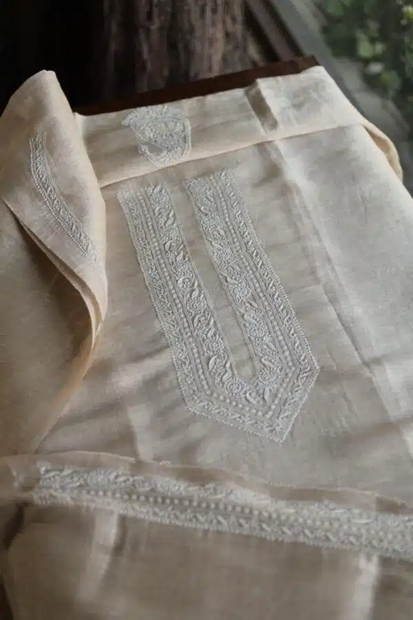 Linen Silk Men's Kurta Fabrics