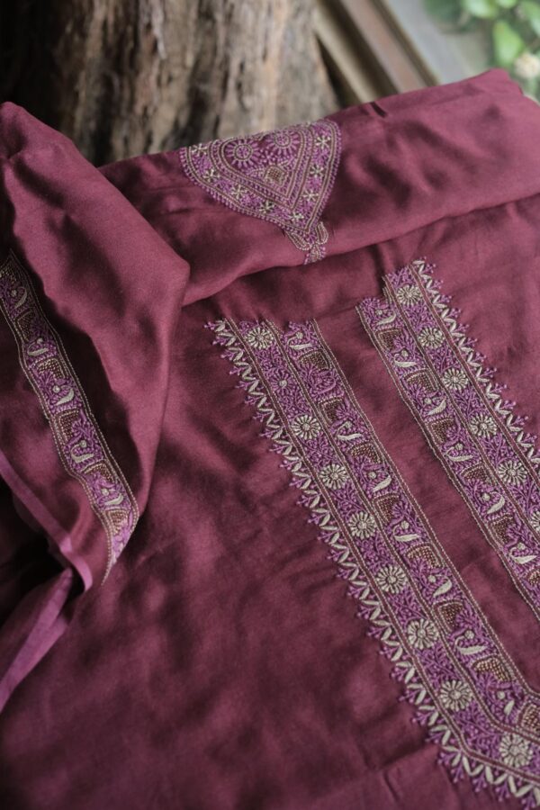 Moonga Silk Men's Kurta Fabrics - Image 5