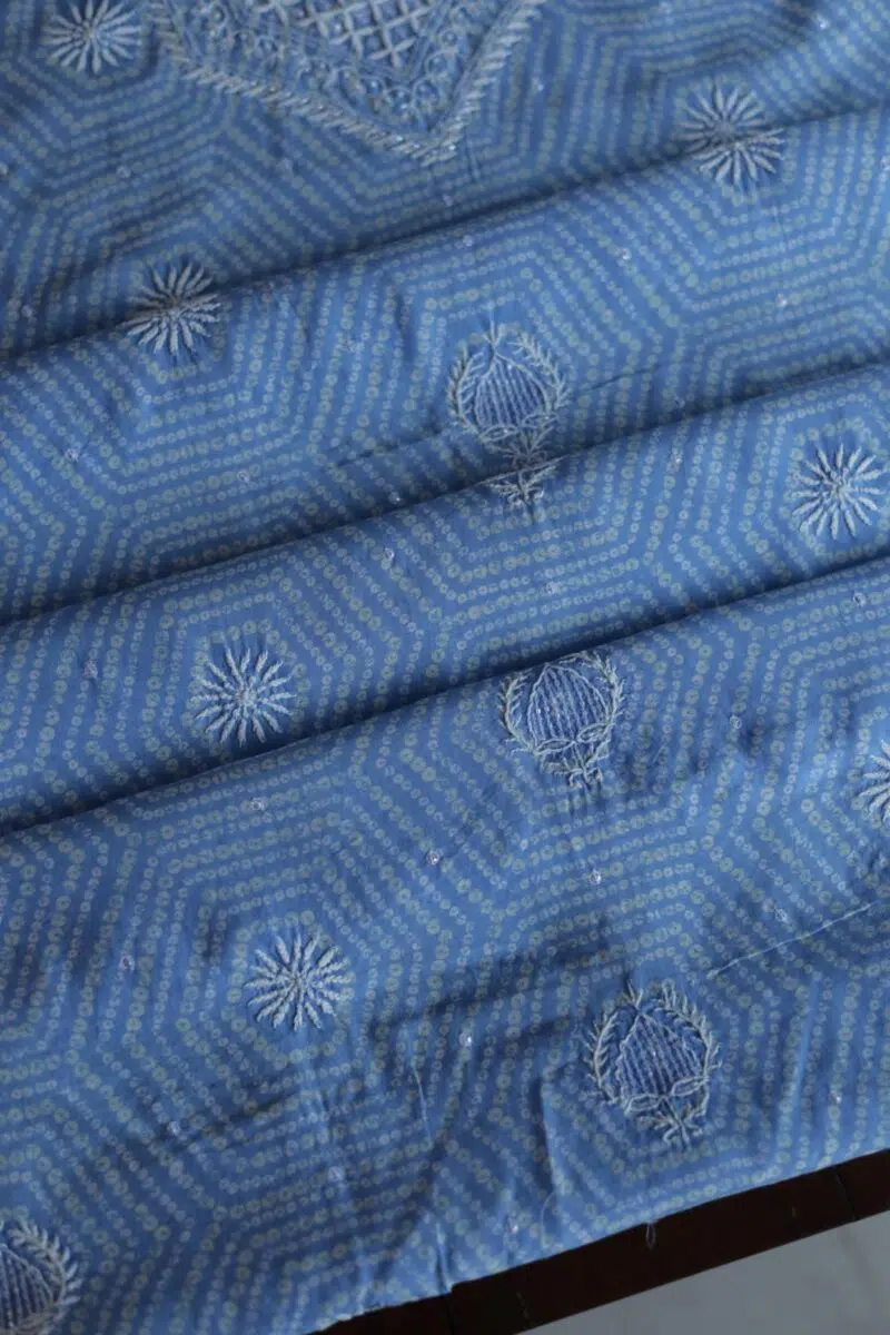 Muslin Chikankari Kurta Fabrics