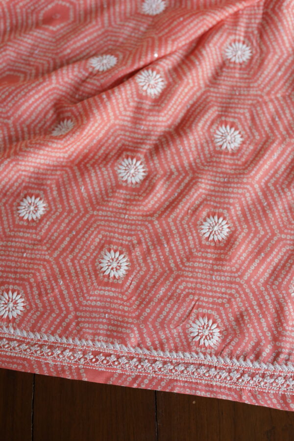 Muslin Chikankari Kurta Fabrics - Image 9