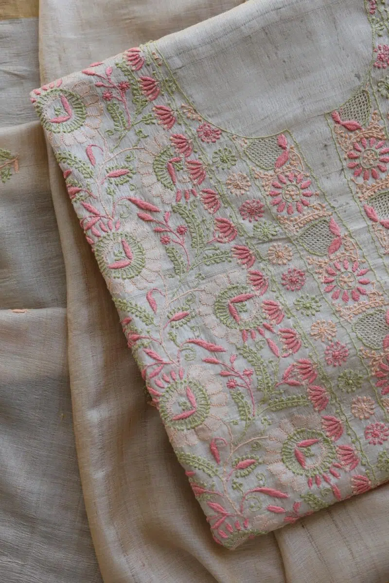 Natural Tussar Silk Fabrics