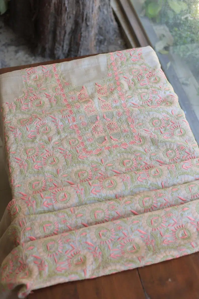 Natural Tussar Silk Fabrics