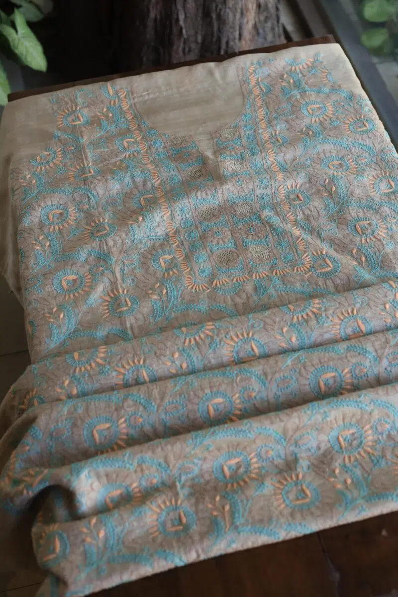 Natural Tussar Silk Fabrics