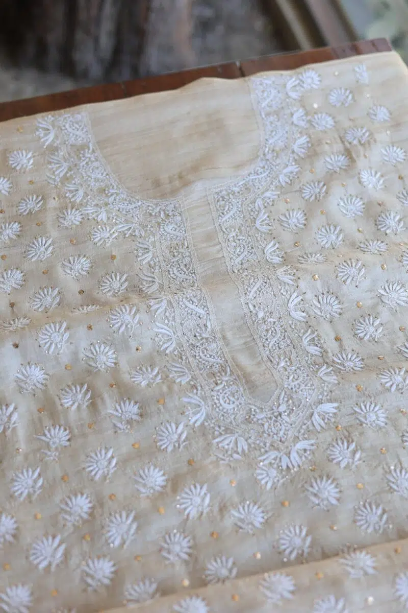 Natural Tussar Silk Fabrics