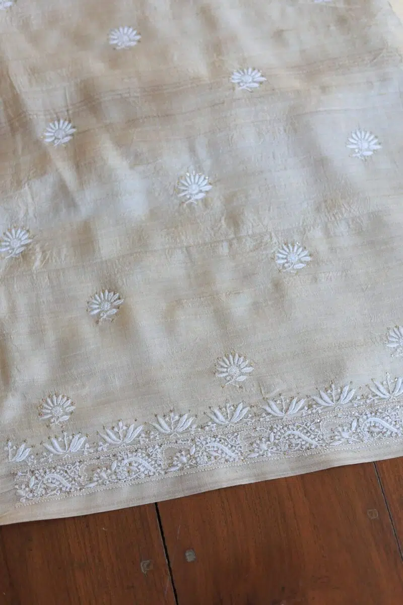 Natural Tussar Silk Fabrics