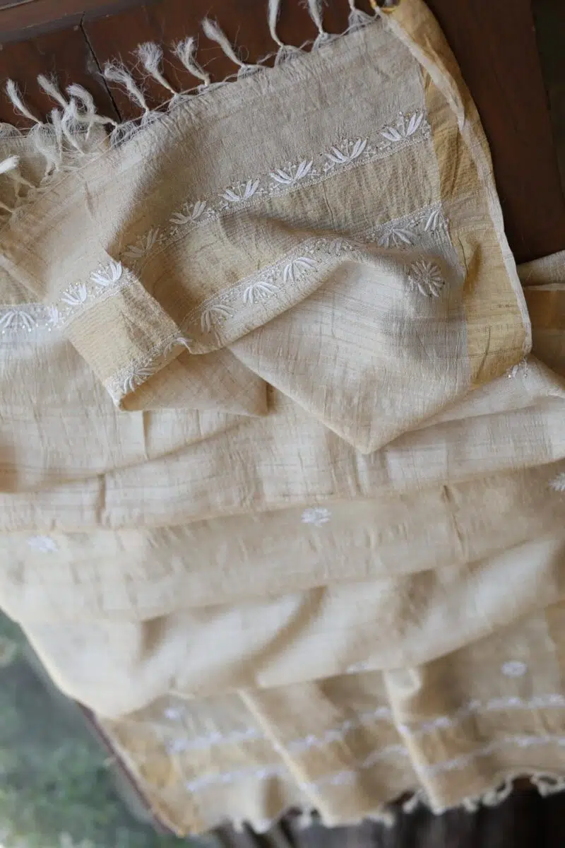 Natural Tussar Silk Fabrics