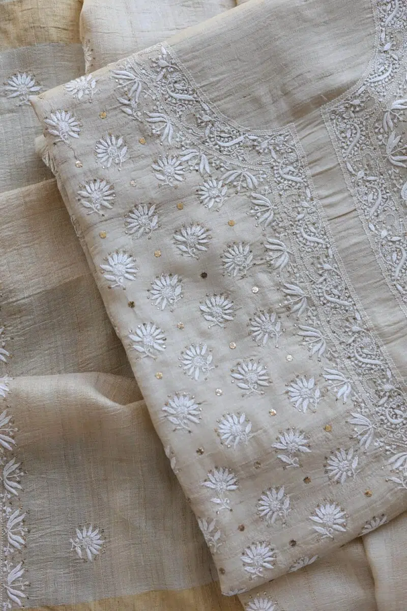Natural Tussar Silk Fabrics
