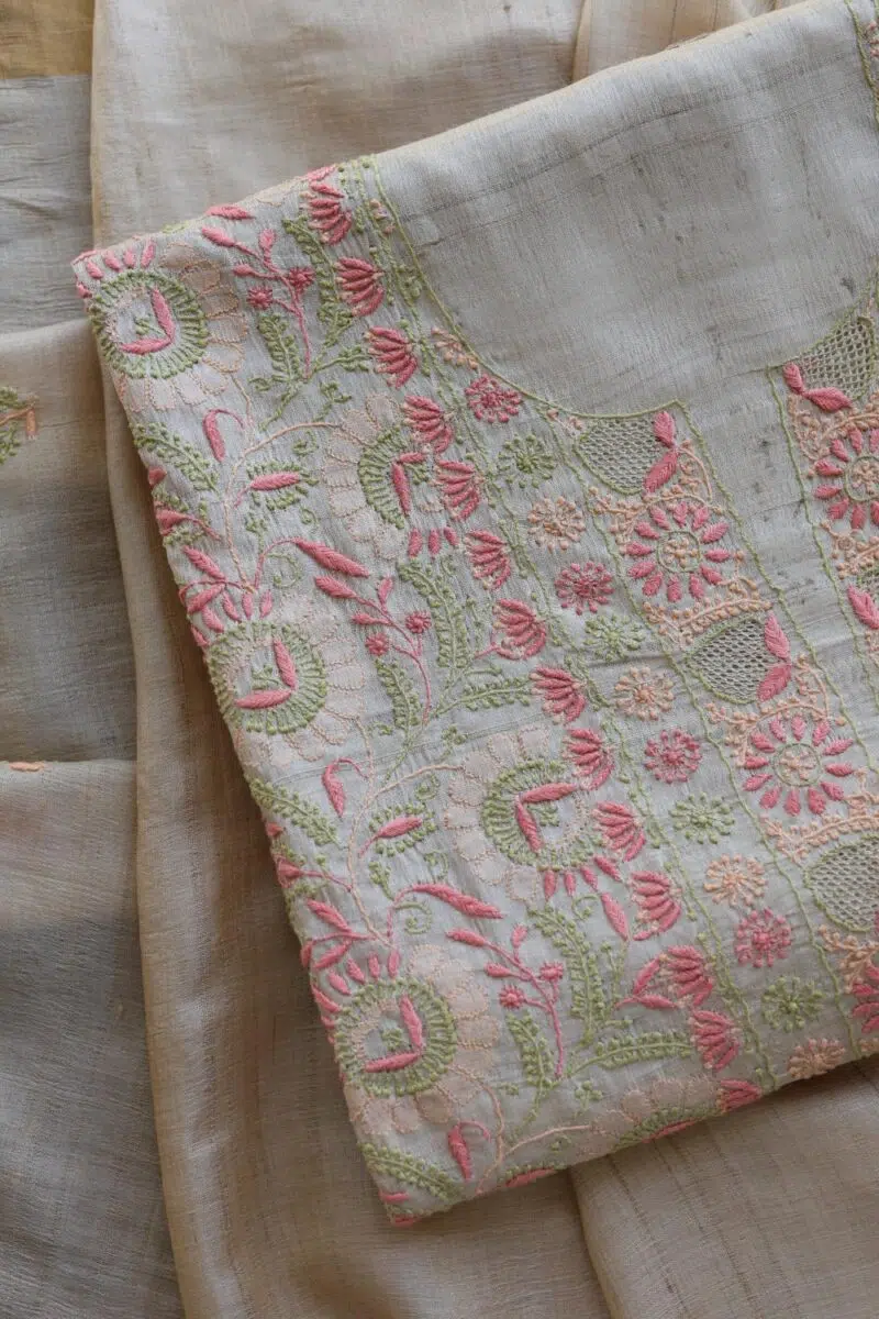 Natural Tussar Silk Fabrics