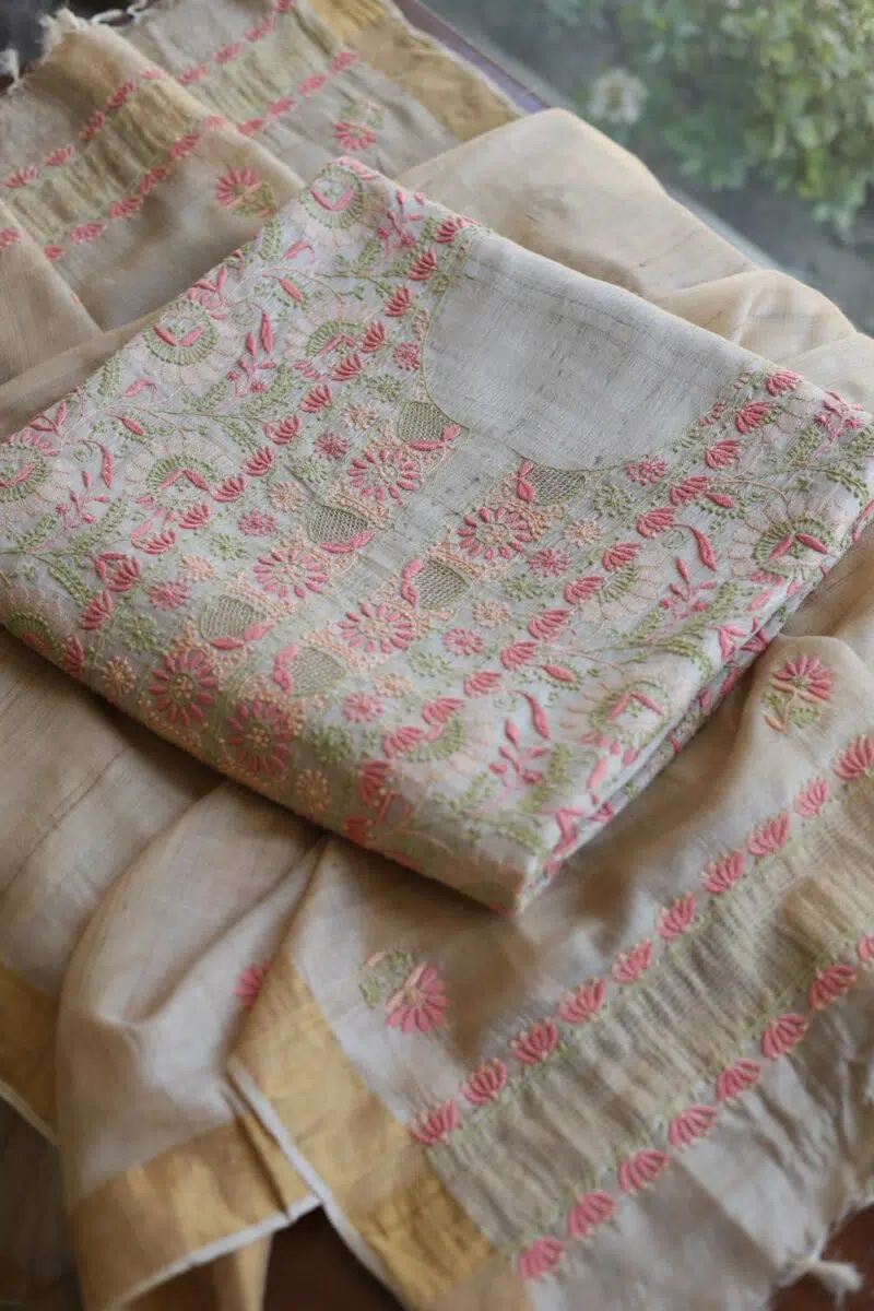 Natural Tussar Silk Fabrics