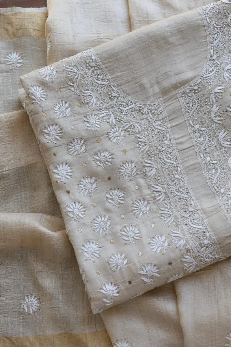 Natural Tussar Silk Fabrics