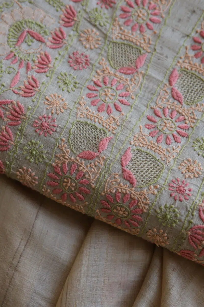 Natural Tussar Silk Fabrics