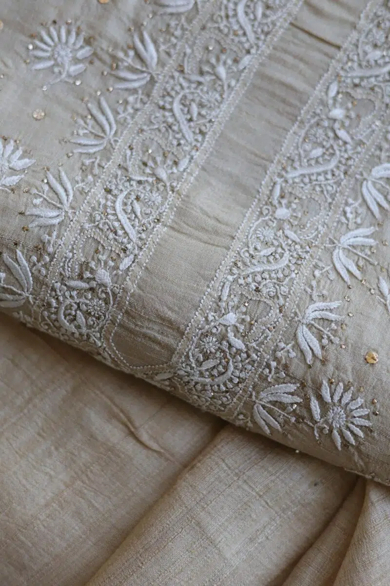 Natural Tussar Silk Fabrics