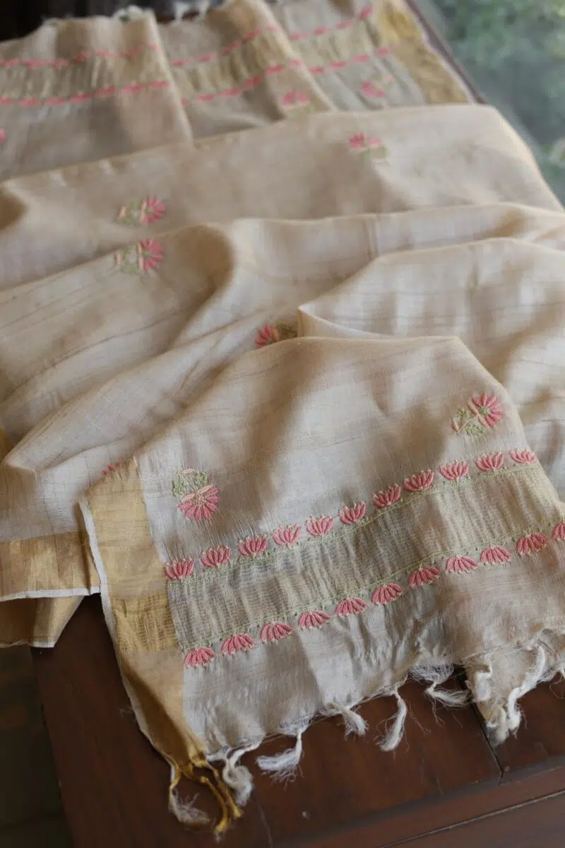 Natural Tussar Silk Fabrics