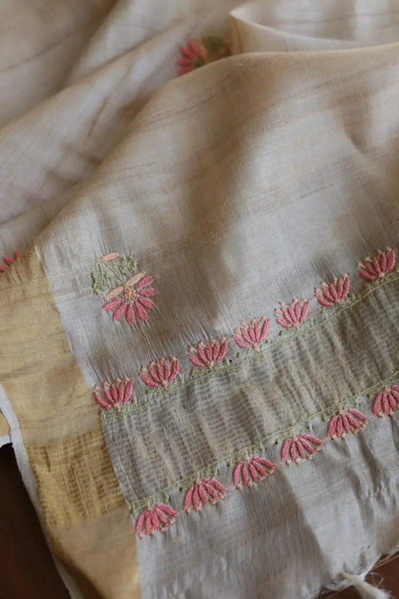 Natural Tussar Silk Fabrics