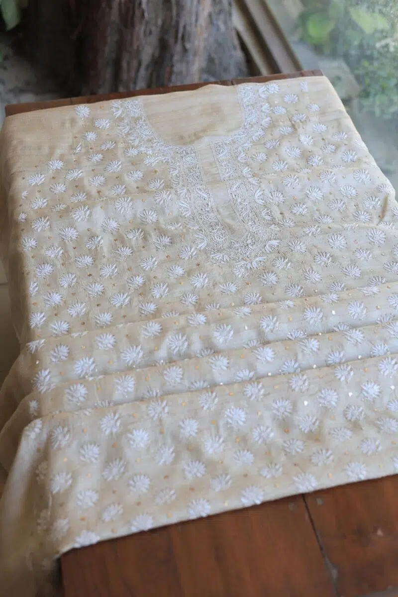 Natural Tussar Silk Fabrics