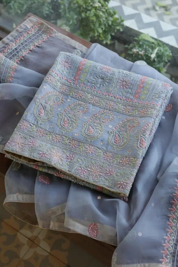 Noor Banarsi Organza Fabrics - Image 13