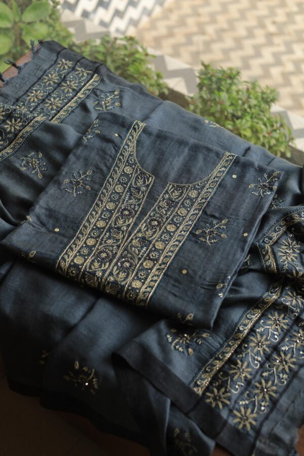 Pashmina x Chikankari Fabrics - Image 3