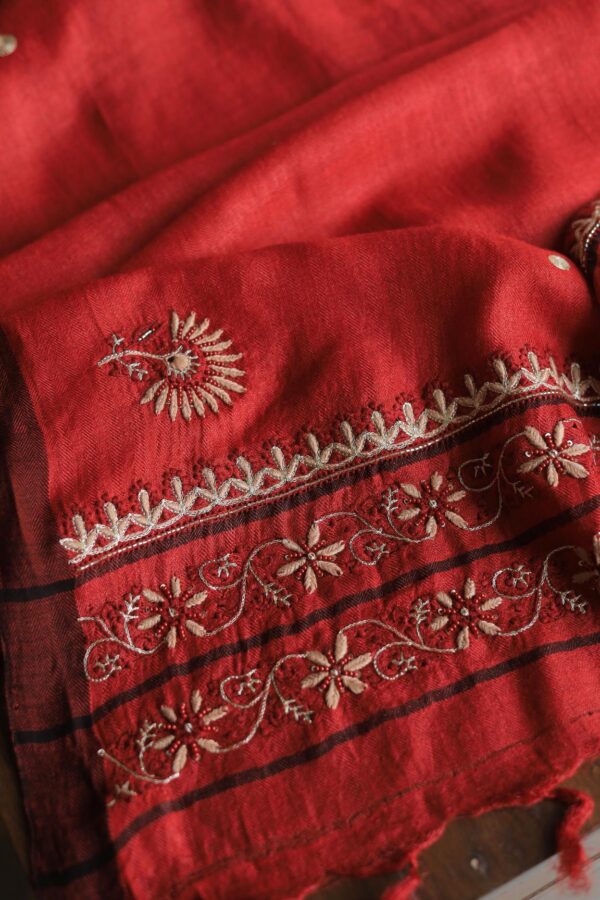 Pashmina x Chikankari Fabrics - Image 15