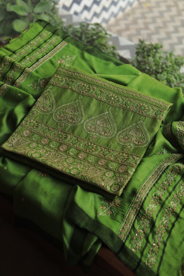 Pashmina x Chikankari Fabrics - Image 4