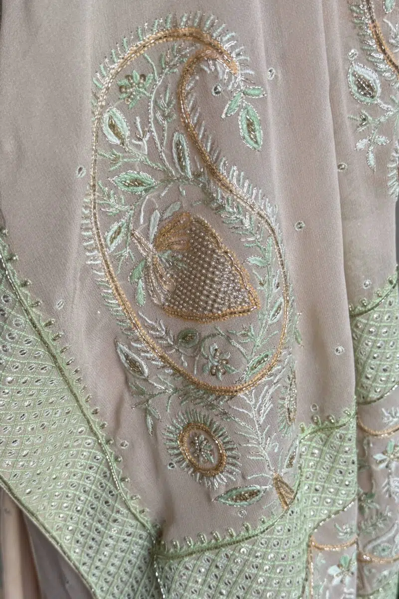 Pure Georgette Fine Chikankari Saree