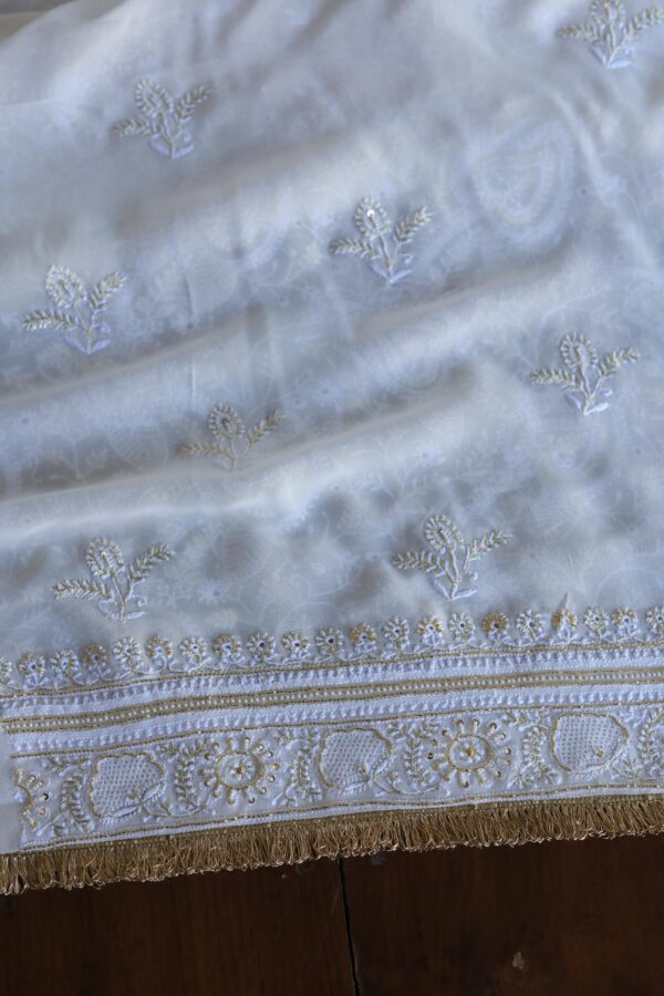 Pure Georgette Sequins Fabric - Image 11