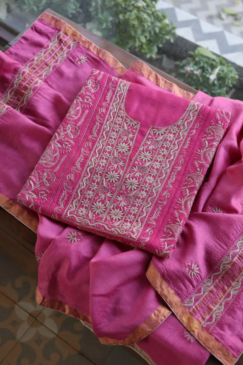 Roheen Moonga Silk Fabrics