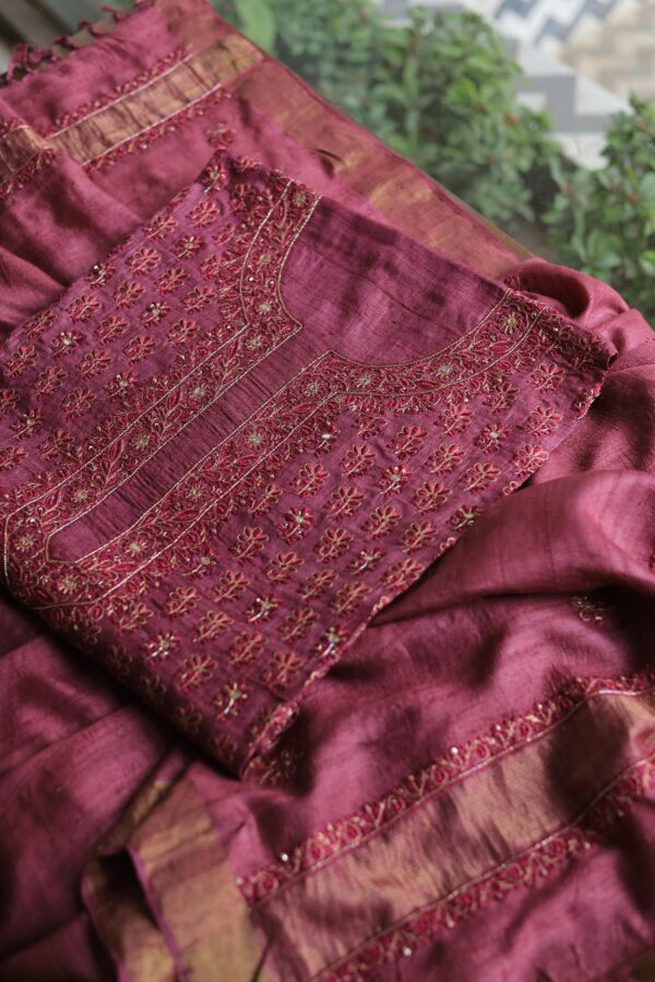 Roheen Tussar Silk Fabrics - Image 9