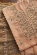 Silk Kota Chikankari fabric