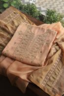 Silk Kota Chikankari fabric