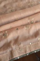 Silk Kota Chikankari fabric