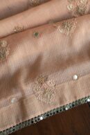 Silk Kota Chikankari fabric