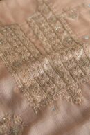 Silk Kota Chikankari fabric