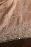 Silk Kota Chikankari fabric