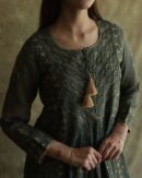 Tissue Silk Chikankari Bhopali Kurta Set