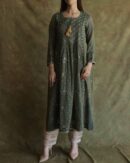 Tissue Silk Chikankari Bhopali Kurta Set